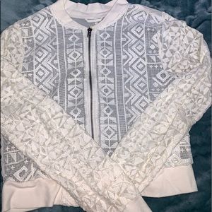 hollister sheer jacket